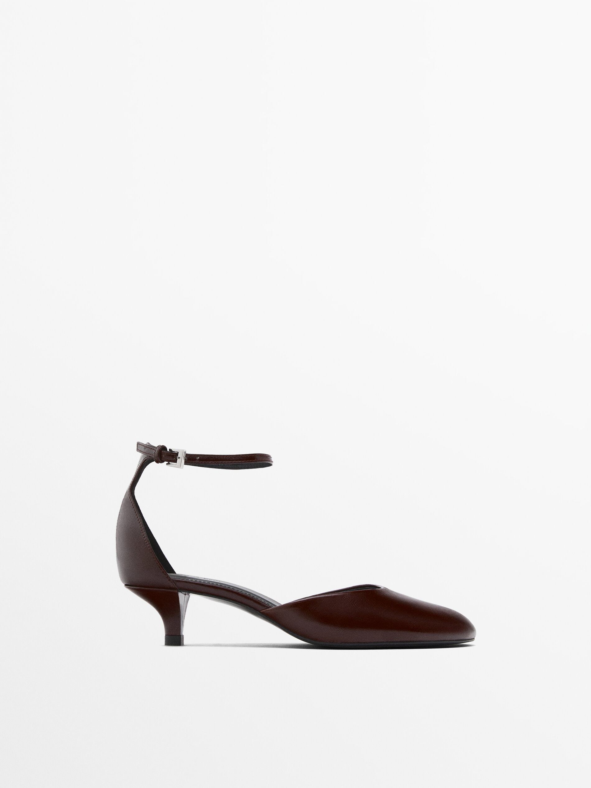 Heeled shoes with rounded toe | Massimo Dutti US