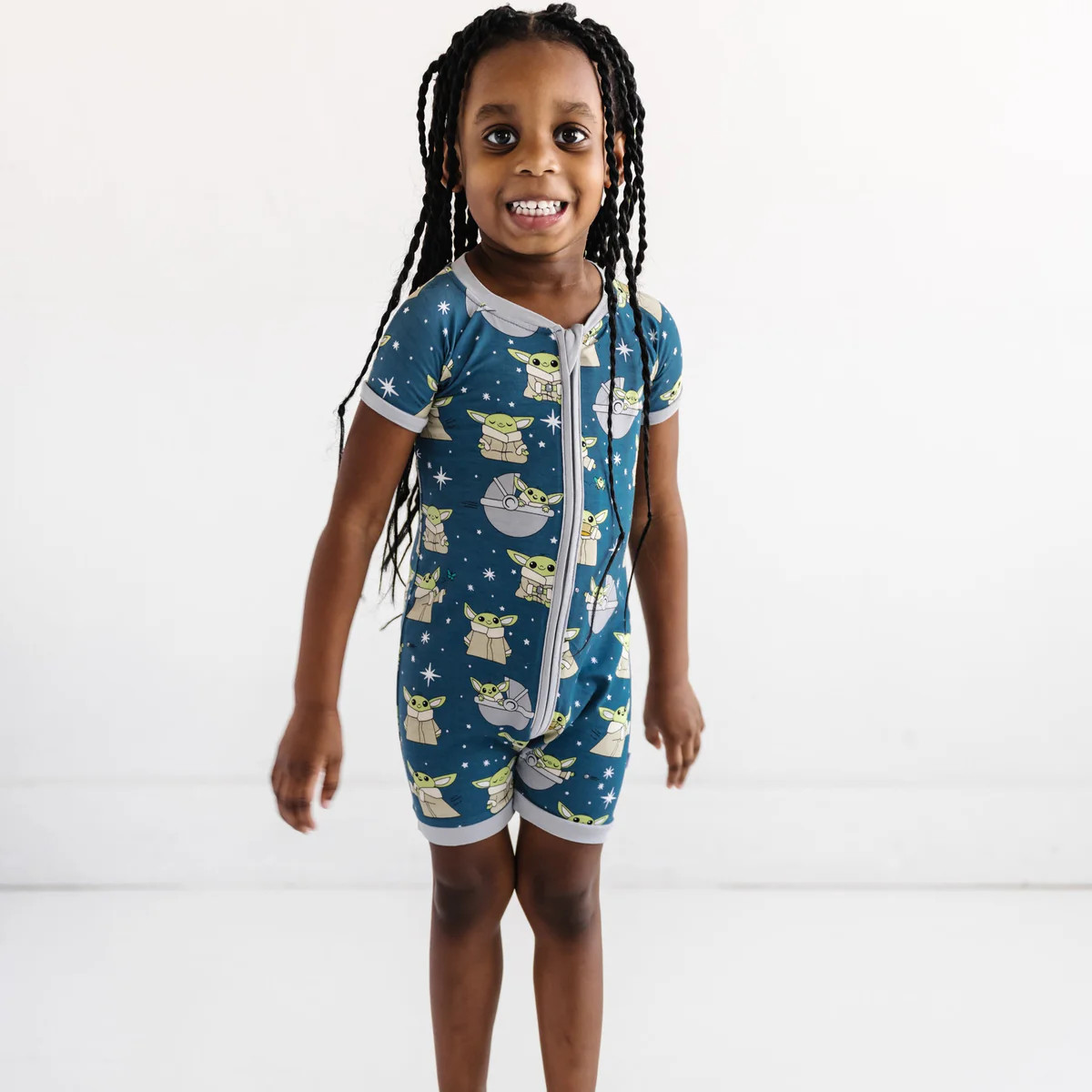 Grogu™ Shorty Romper | Little Sleepies