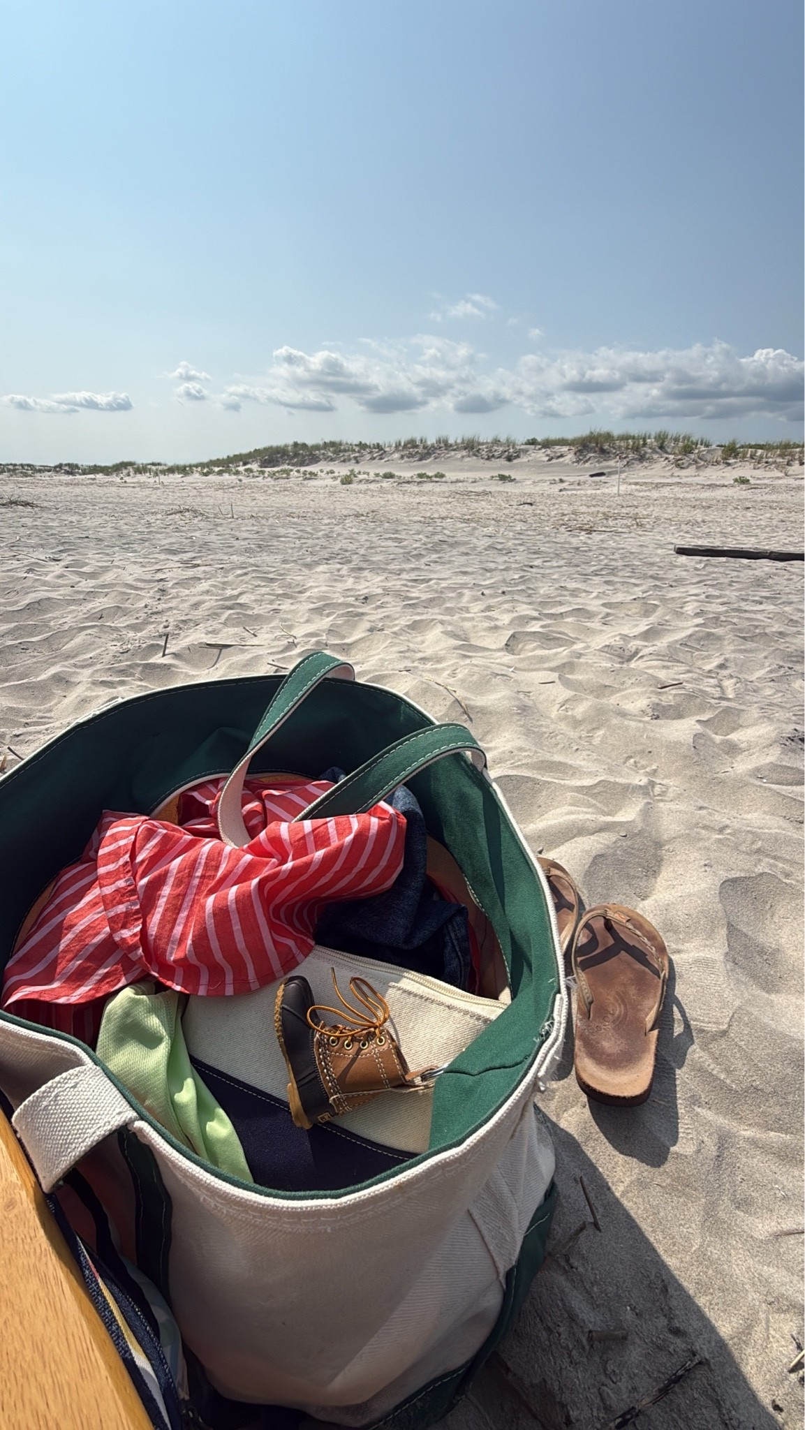 The ultimate beach bag for the ultimate beach day #llbean #boatandtote #beach bag #beachday #beachlife

#LTKdayinmylife #LTKSwim #LTKTravel