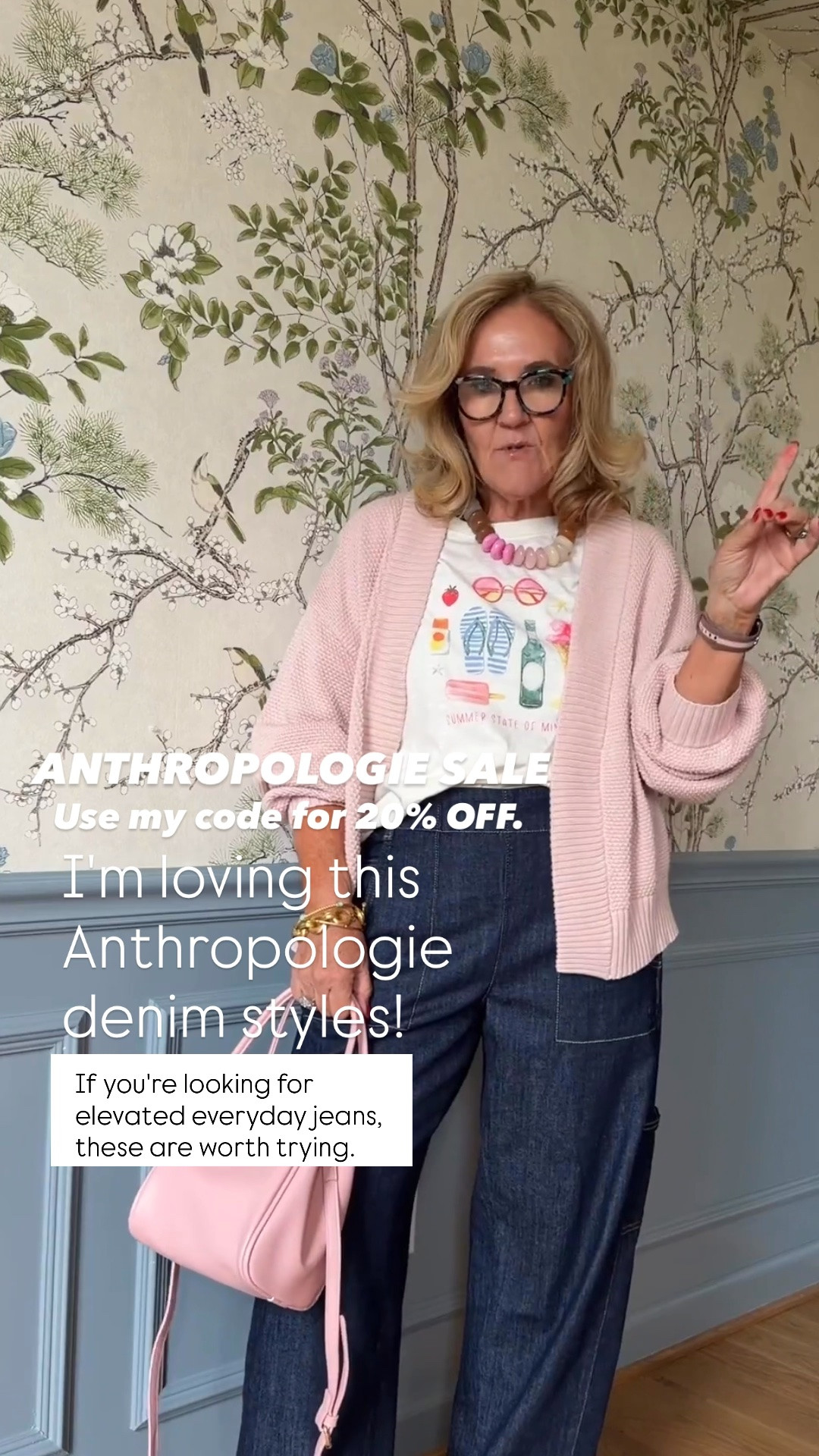 ✨ Save 20% off Anthropologie orders of $100+ with code NANETTE20 through 6/28!

I'm loving these Anthropologie denim styles! If you're looking for elevated everyday jeans, these are worth trying.

Sizing:
• Lex Jeans – Wearing 29 Petite (I'd recommend sizing up.)
• Ellis Drawstring Jeans – 29 Regular
• Dark Wash Carpenter Jeans – Medium Petite for a relaxed fit.

These styles pair perfectly with lightweight cardigans, graphic tees, and your favorite summer accessories.

💛 LTK MADE EASY
❤️ Heart = Support my posts
🔖 Save = Get sale & restock alerts
💬 Comment if you have sizing questions!

#LTKootd #LTKOver40 #LTKSaleAlert
