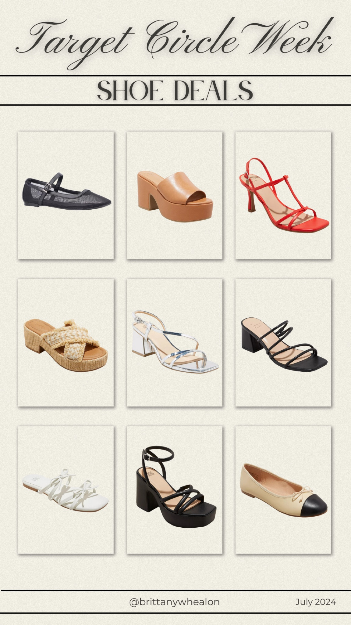 Target Circle Week Shoes deals

#LTKShoeCrush #LTKSaleAlert #LTKSummerSales