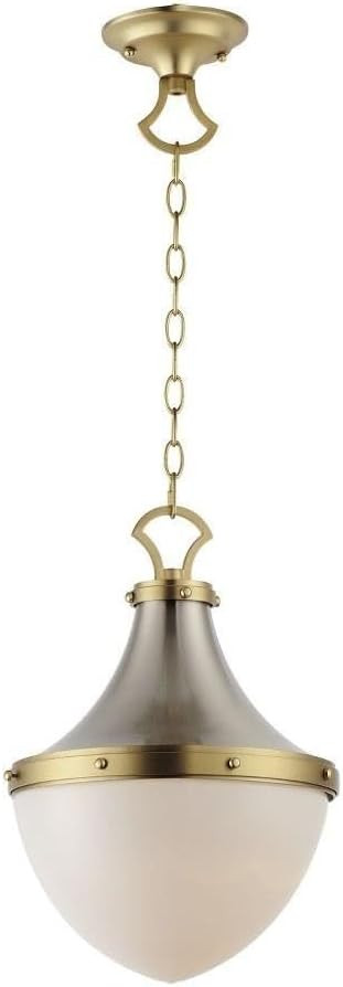 Maxim Lighting 10384WTSNSBR Conrad - 1 Light Pendant-17.5 Inches Tall and 12 Inches Wide, Install... | Amazon (US)