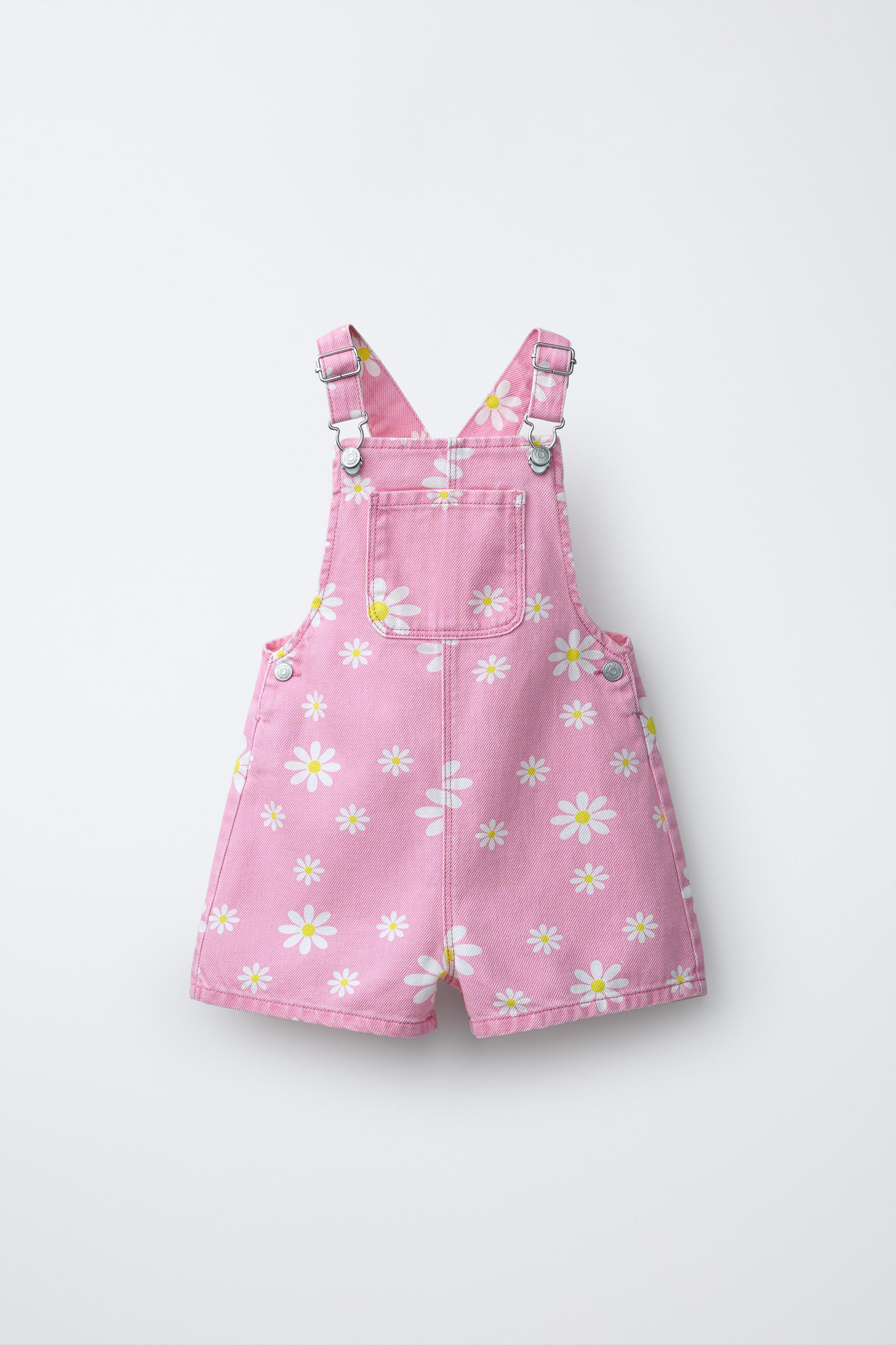 FLORAL TWILL OVERALLS | Zara US