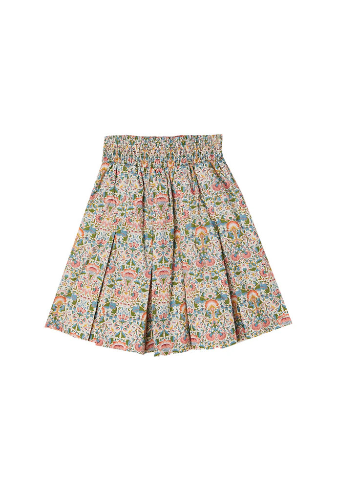 Smocked Waist MINI Skirt - Fan Floral | Shop BURU