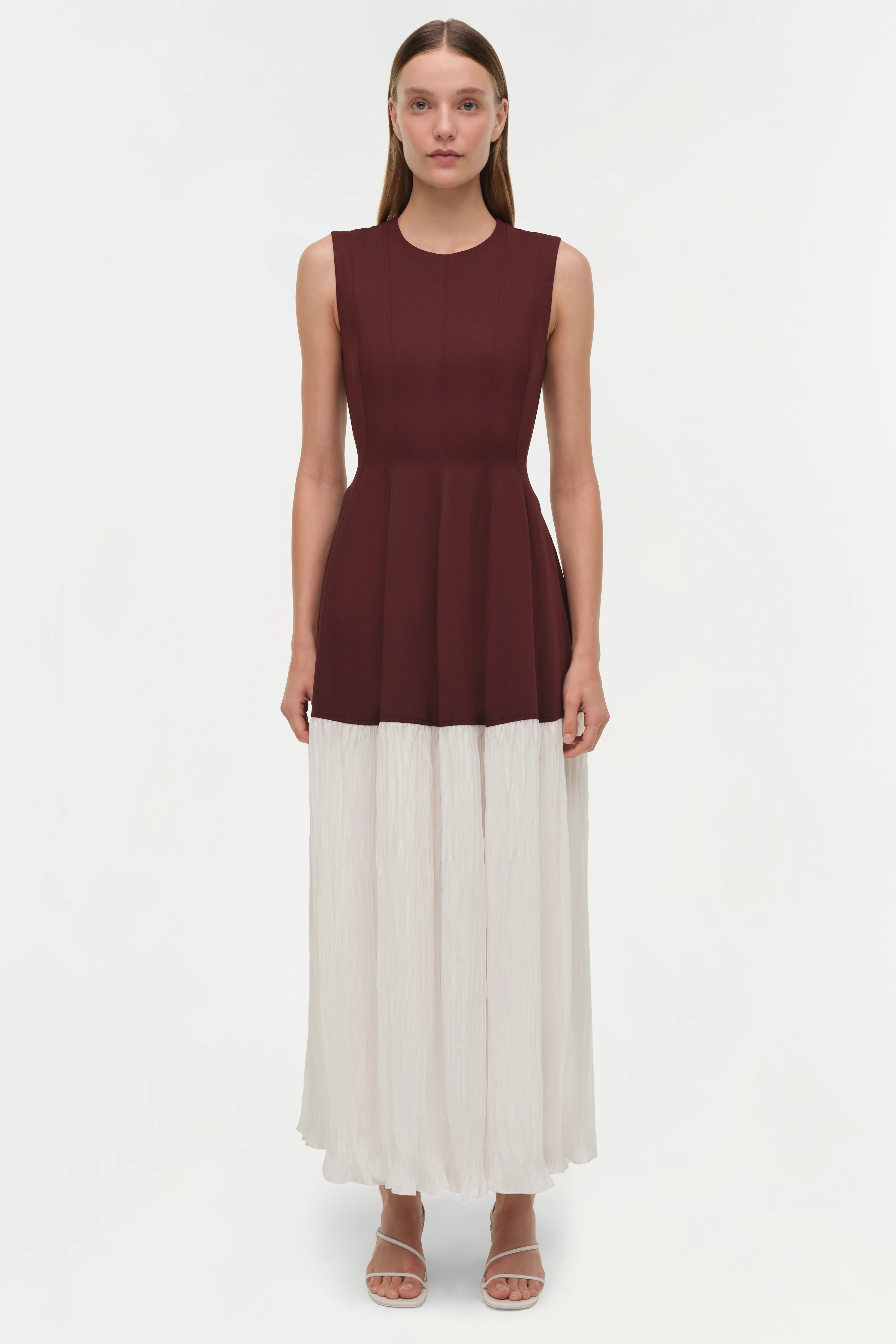 Raleigh Pleated Midi Dress | Simkhai