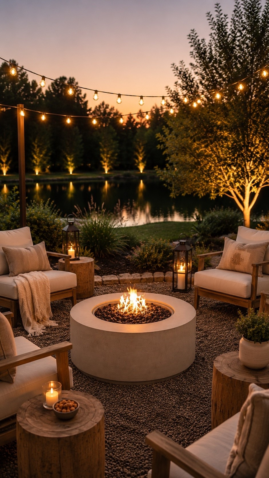 The coziest fire pit for summer nights 🔥✨

#LTKdayinmylife #LTKSeasonal #LTKHome