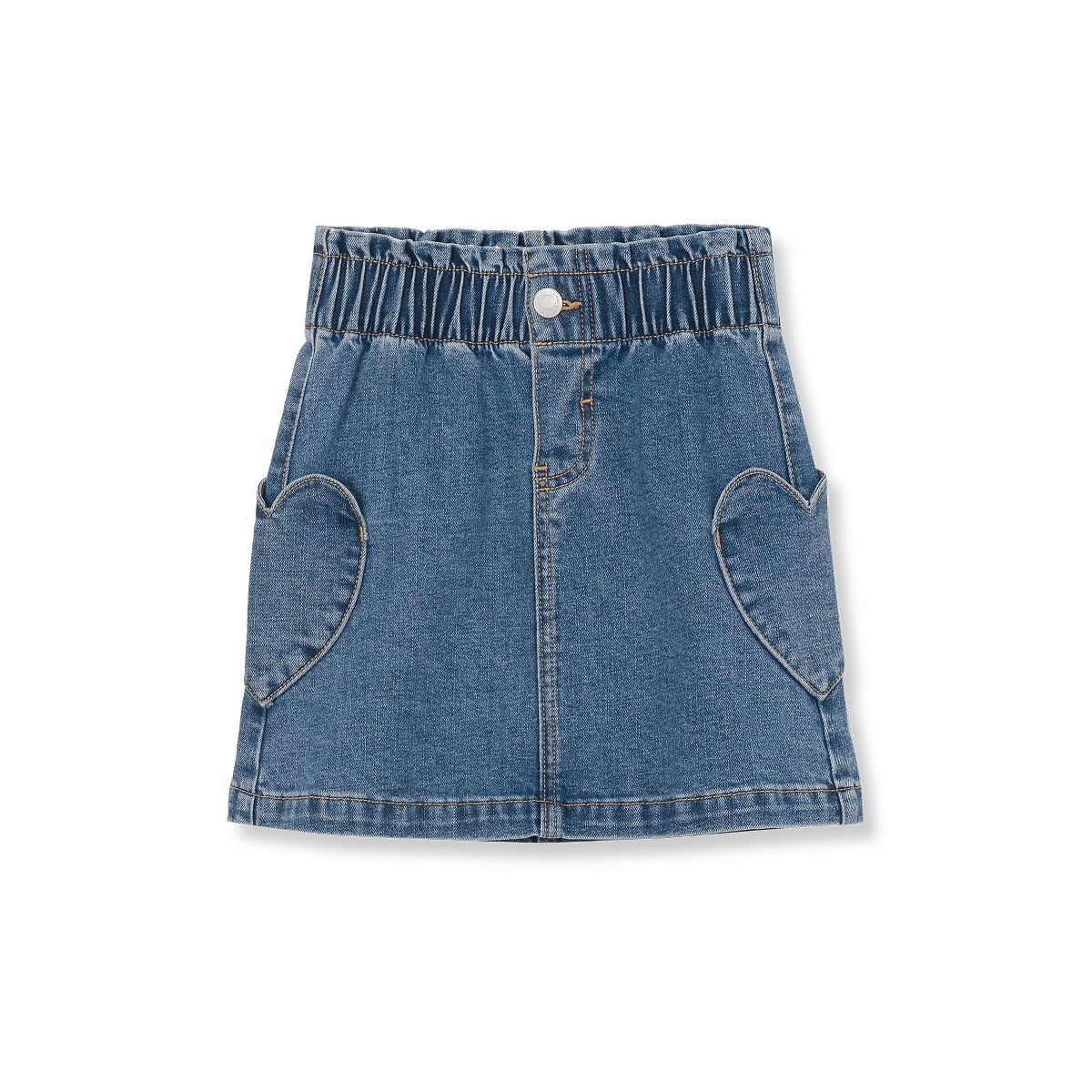 Lands' End Kids Denim Skirt - Small - Legend | Target