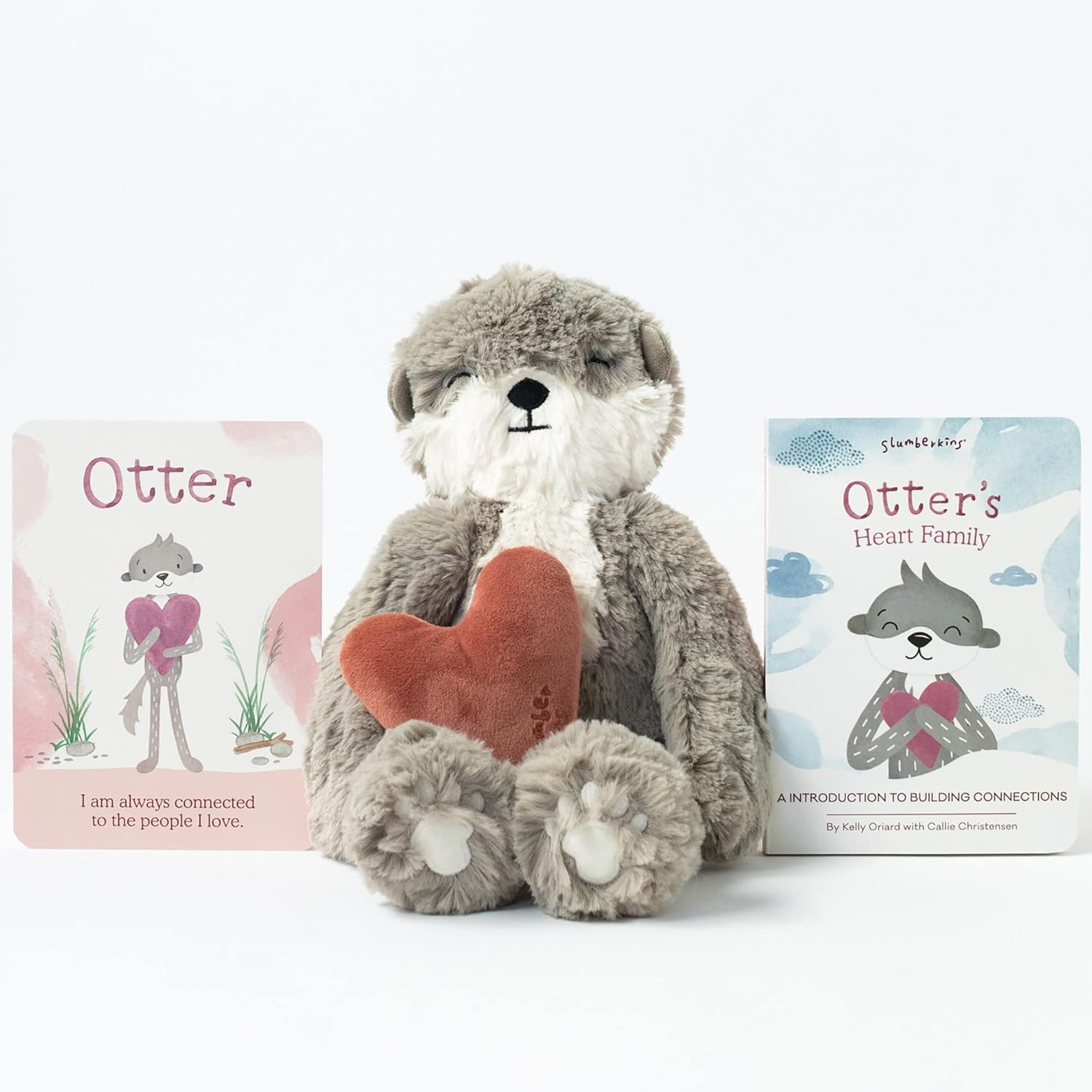 Slumberkins 14" Otter Kin & Board Book Set | Promotes Family Bonding, Building Connections & Acce... | Amazon (US)