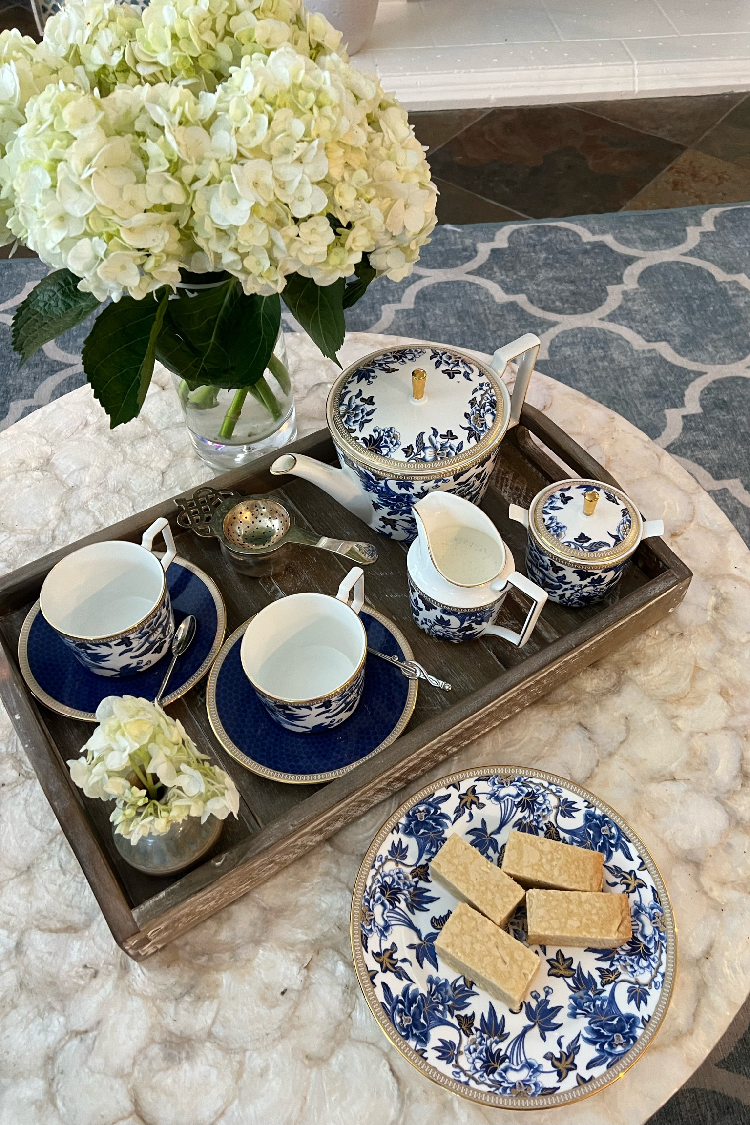 afternoon tea is a daily ritual around here… complete with home made biscuits. luxury in the little things 