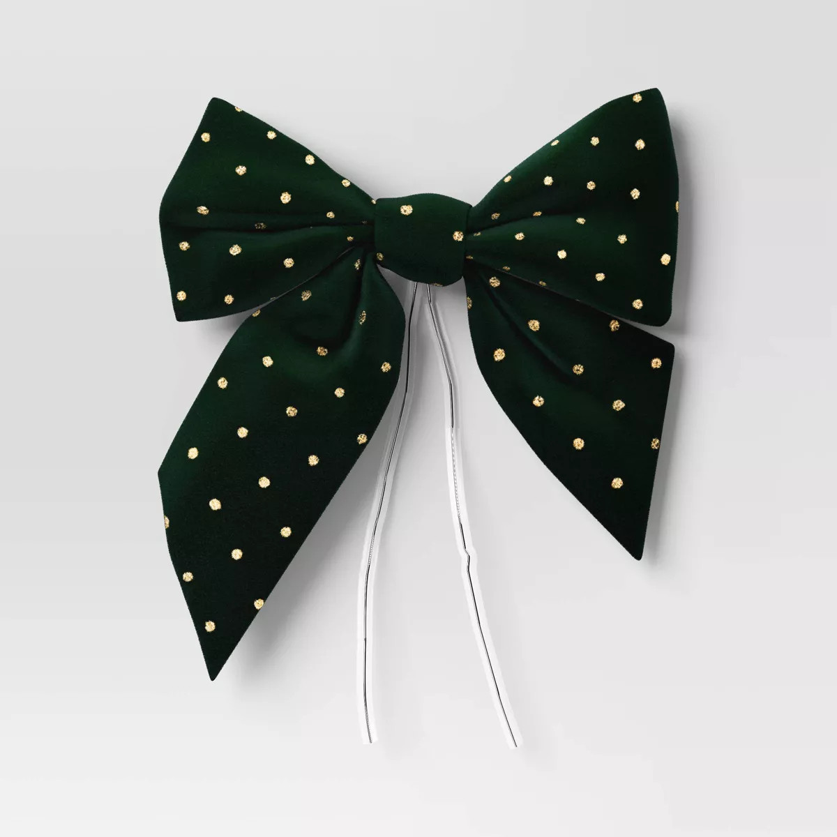 2ct Metallic Polka Dot Christmas Decorative Bow - Wondershop™ | Target