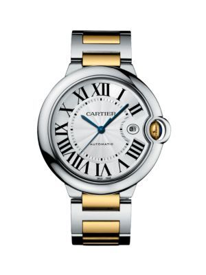 Ballon Bleu de Cartier Automatic Large 18K Yellow Gold & Stainless Steel Bracelet Watch | Saks Fifth Avenue (UK)