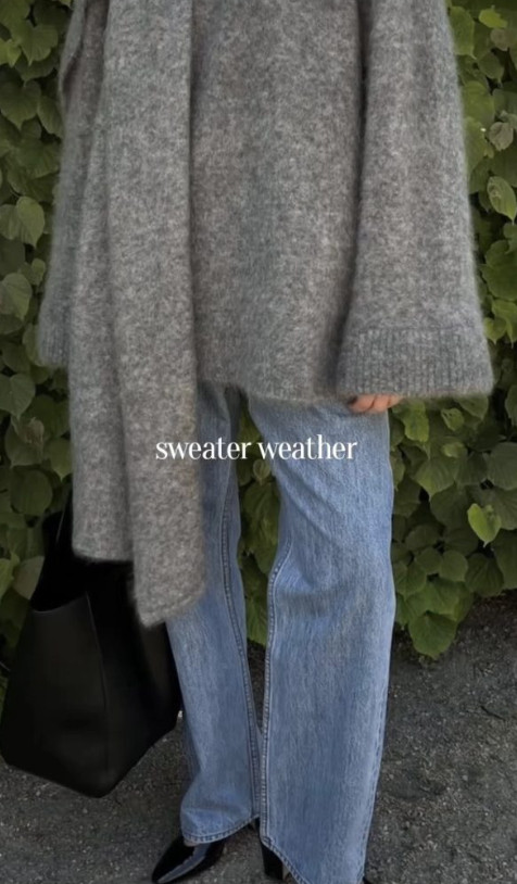 A comfy yet cute outfit this cold weather season, you can’t go wrong with a classic sweater and jeans combo. Grab a pair of blue or black jeans and layer them with a cozy cardigan or a chunky knit sweater.  

 #LTKSeasonal #LTKStyleTip #LTKWorkwear
