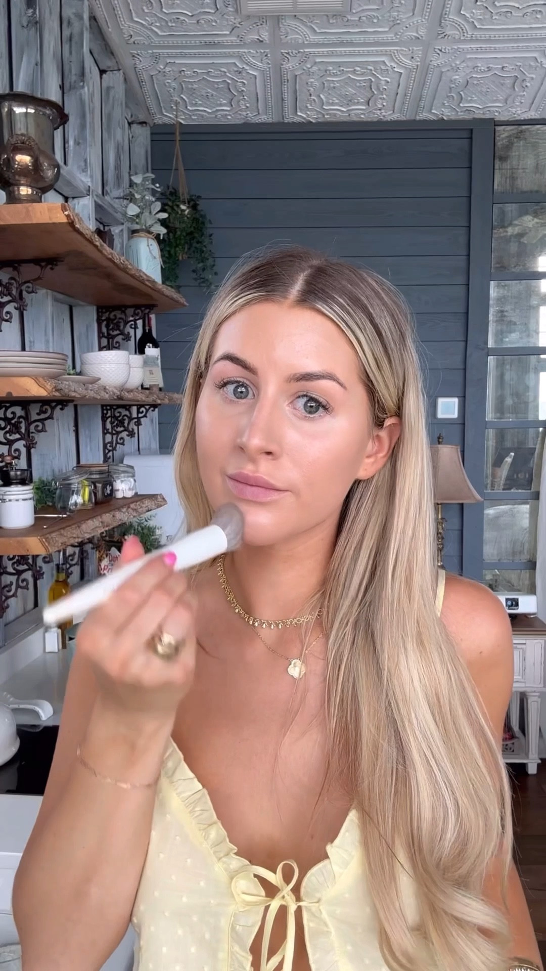 GRWM for a day in the mountains! 5 min makeup favorites on sale!! Shades listed below! 🤍🫶🏼 

Makeup Forever Super Boost Skin Tint - 05
Armani Concealer - 5.5
Hourglass under eye Concealer - Birch 
Charlotte Tilbury wand - pinkgasm 
Charlotte Tilbury powder - medium 
Lip liner - wherever walnut 
Summer Fridays - Vanilla beige 

#LTKFindsUnder50 #LTKSaleAlert #LTKBeauty