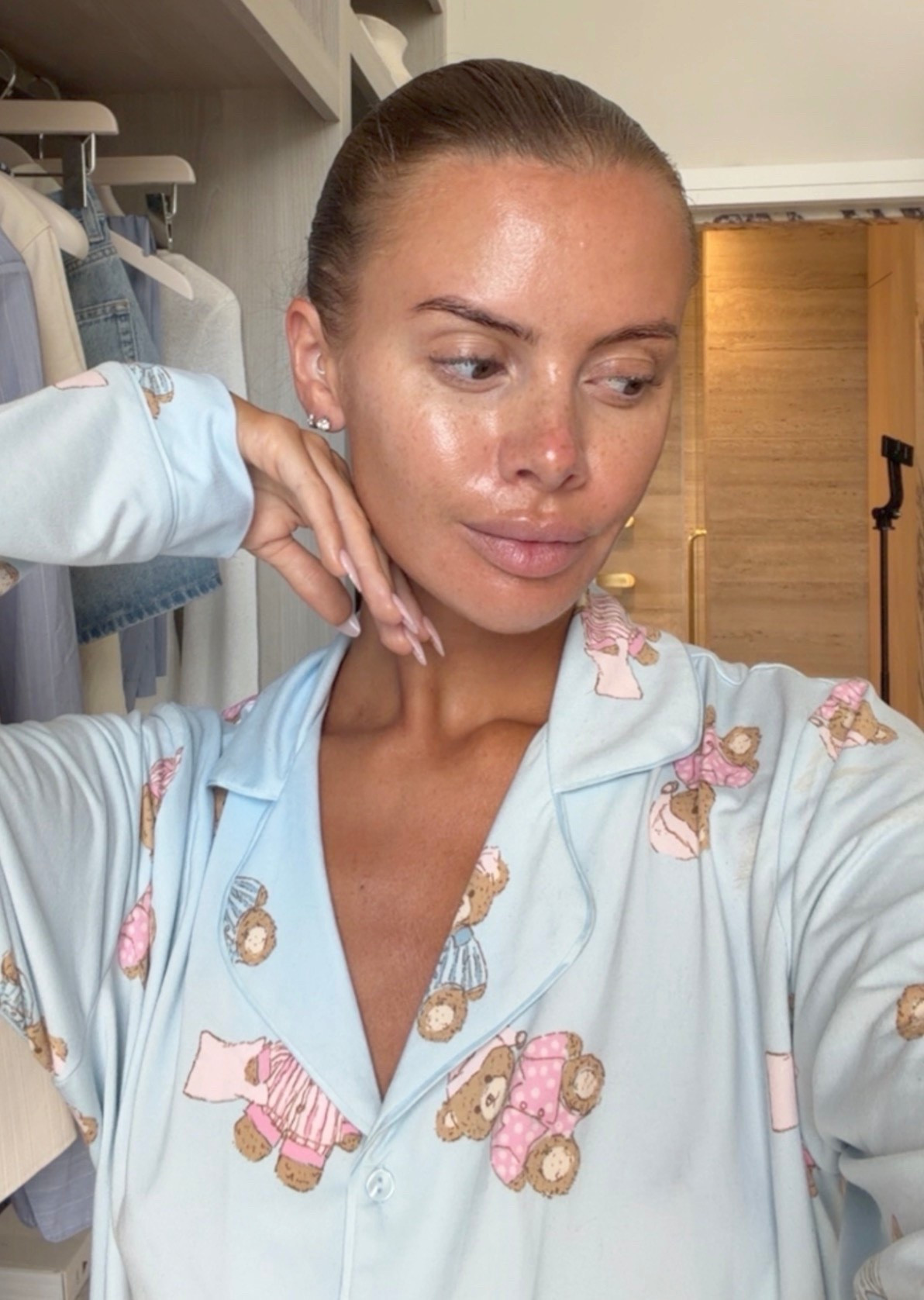Also love the face tanning serum from Loving Tan! It’s the same 2 hour express formula. The colour is perfection and the serum gives your skin such an amazing glow! This was my skin as soon as I woke up! I slept with it on overnight but it actually only needs 2 hours so you could apply it before a night out etc! It’s so good! I wear shade dark ✨

#LTKuk #LTKeurope #LTKbeauty
