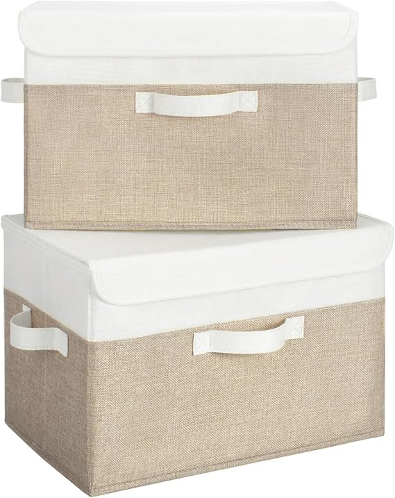 GRANNY SAYS Memory Keepsake Storage Box, Fabric Storage Bins with Lids | Amazon (US)