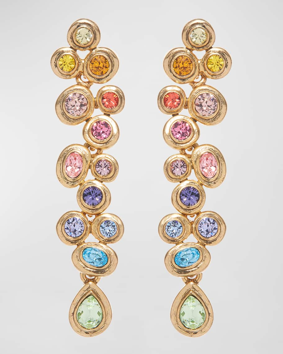 Crystal Gumdrop Chandelier Earrings | Neiman Marcus