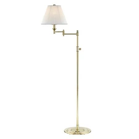 1 Light Floor Lamp 24 inches Wide By 57 inches High-Aged Brass Finish Bailey Street Home 116-Bel-4412771 | Walmart (US)