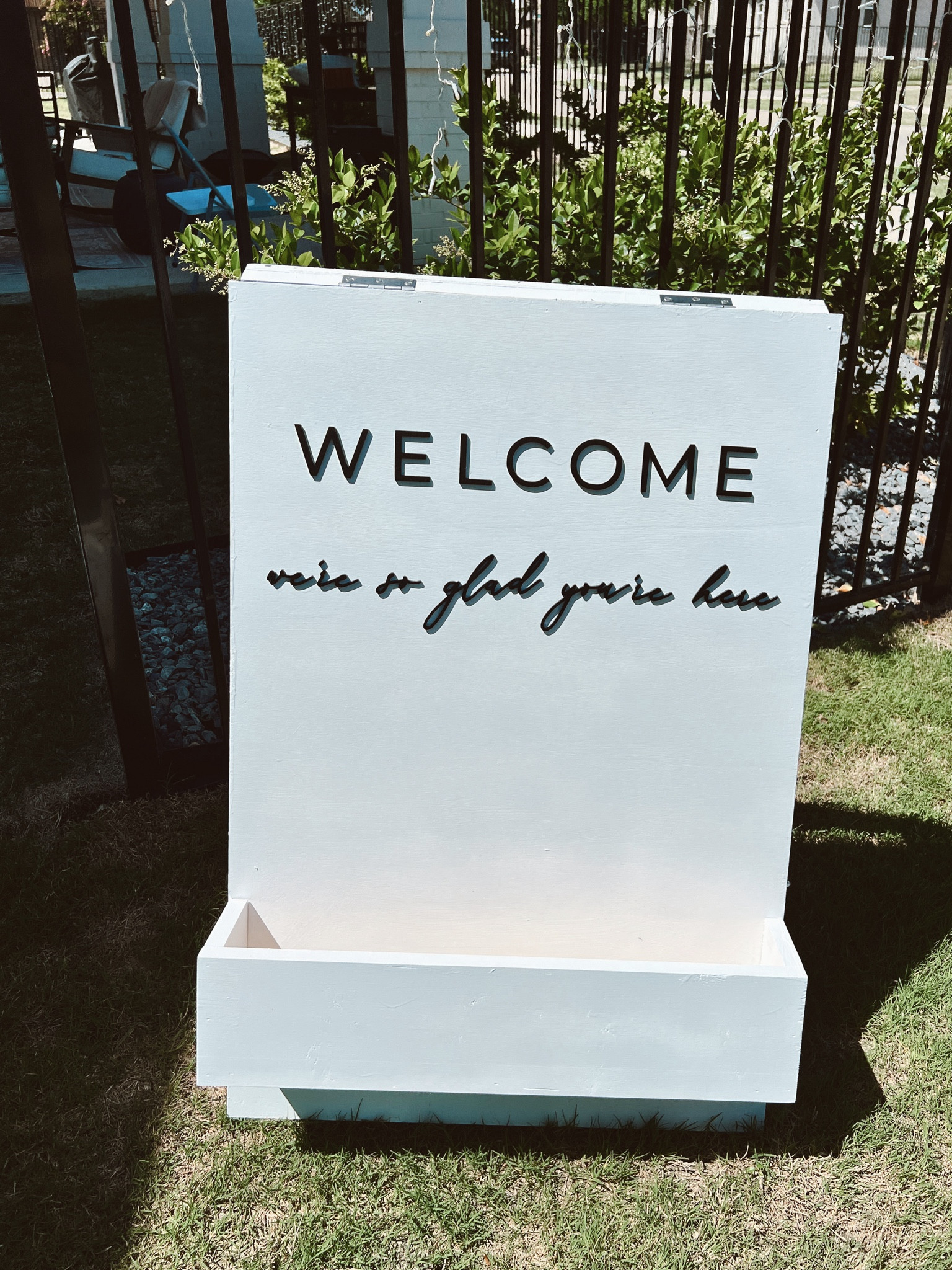 DIY flower box welcome sign for our daughter’s birthday party! Saved quite a bit of money and it was so fun doing and the letters were easy to apply! 

#LTKstyletip #LTKparties #LTKhome