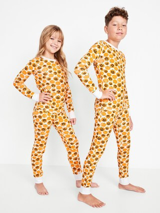Gender-Neutral Snug-Fit Graphic Pajama Set for Kids | Old Navy (US)