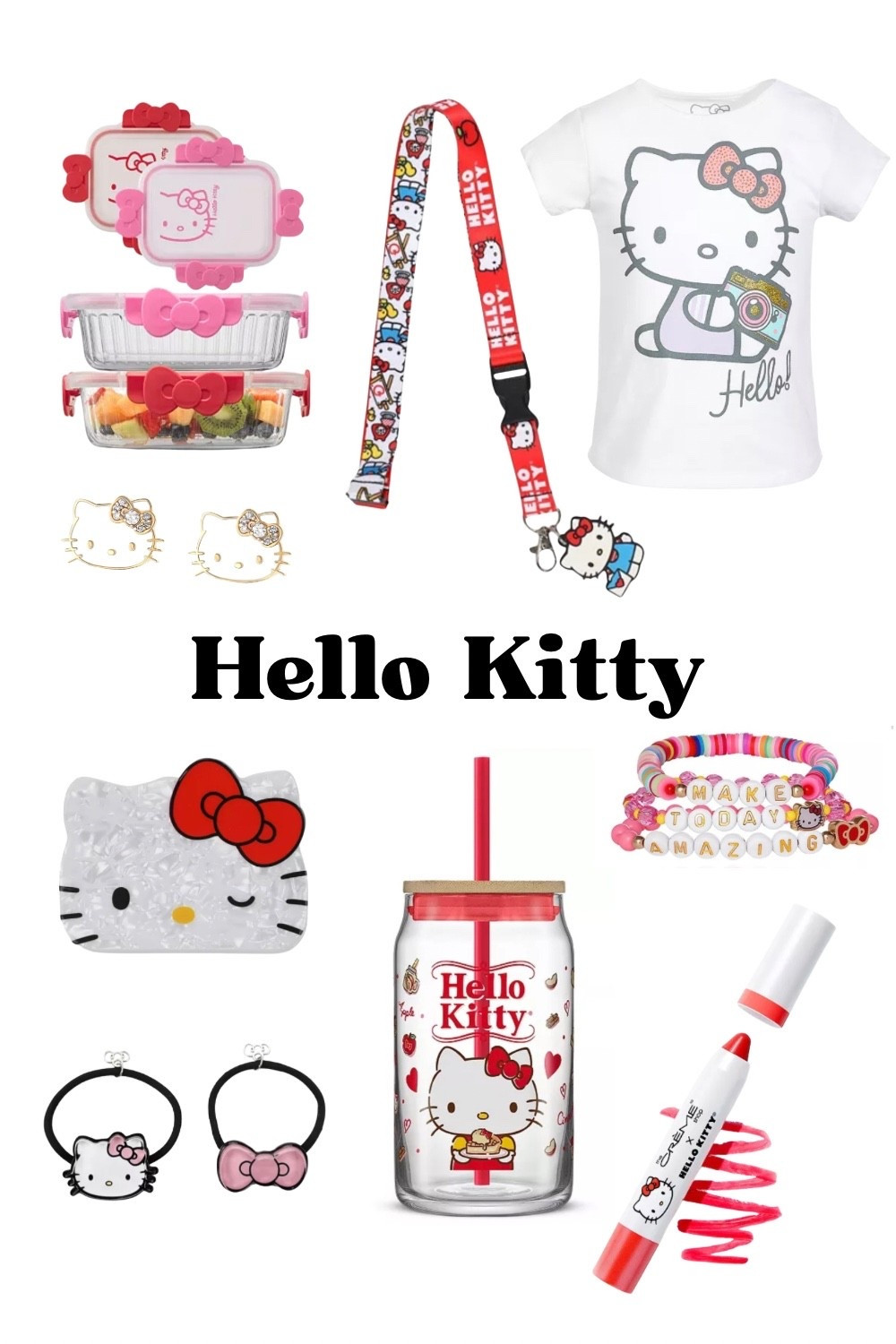 So many cute hello kitty items! My friends daughter loves hello kitty :) these would all make cute gifts! 

#LTKmomlife #LTKHoliday #LTKFindsUnder50