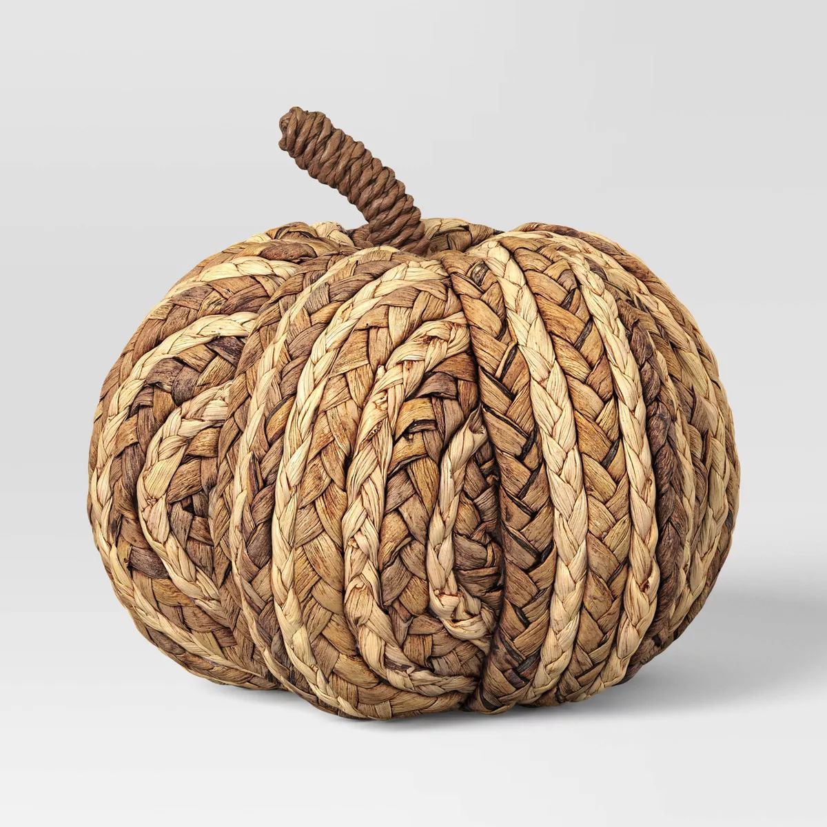 Large Woven Pumpkin Dark Two Tone Pumpkin Figurines - Threshold™ | Target