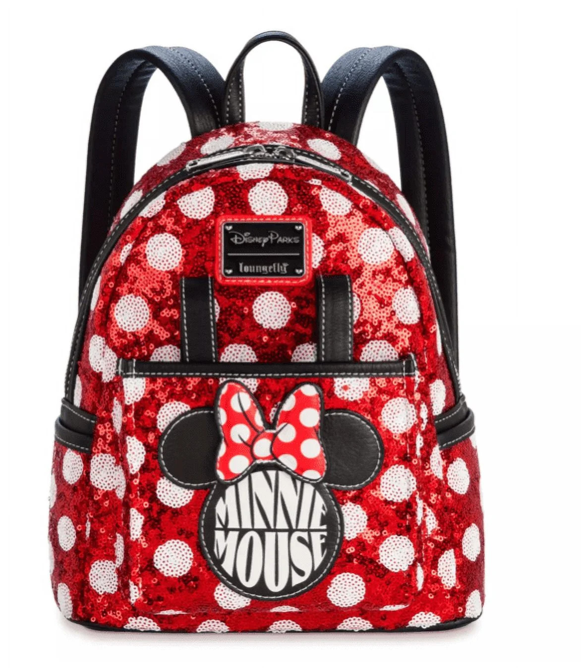 Disney Parks Minnie Mouse Sequin Polka Dot Loungefly Mini Backpack New With Tag | Walmart (US)