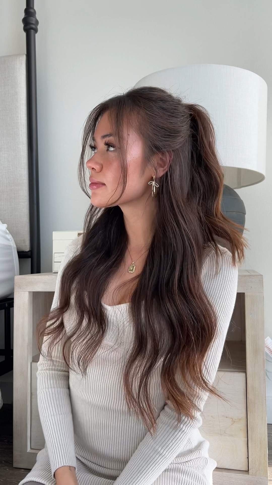 christmas hairstyle idea 🎄🎀✨ 

#LTKbeauty #LTKHoliday