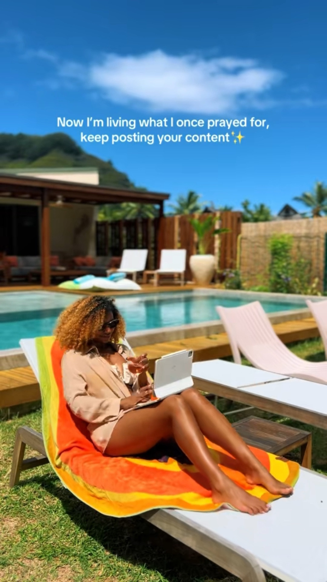 Living an answered prayer 🙏🏾 Just before flying to Moorea, I purchase some new beach essentials like this towel, cover up, and Bikini, and I also bought a new iPad setup to allow me to get work done a little easier on my travels!

#LTKTravel #LTKFindsUnder50 #LTKStyleTip