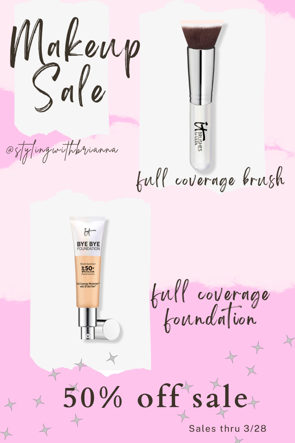 Absolutely my favorites all 50% off today only! Enjoy while sales last! 

It cosmetics makeup | makeup sales | makeup semi annual sale | LTK makeup sales | LTK beauty deals | LTK beauty 



#LTKfindsunder50 #LTKsalealert #LTKfindsunder100