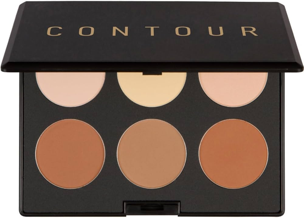 Elizabeth Mott Bronzer Contour Palette with Highlighting Powder – 6 Blendable Shades for Natura... | Amazon (US)