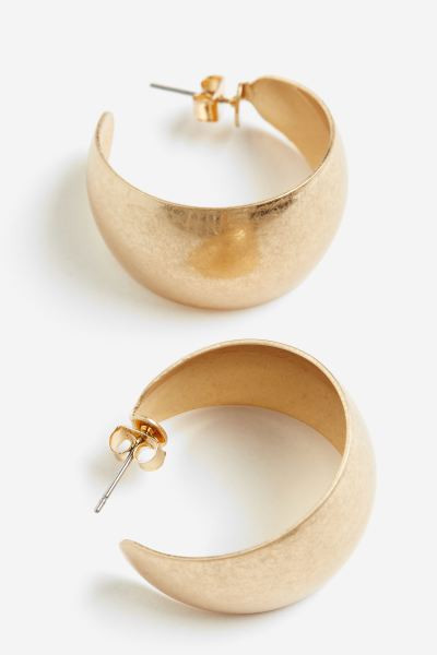 Wide hoop earrings | H&M (UK, MY, IN, SG, PH, TW, HK)