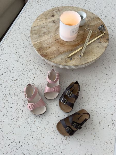 Picked out some new sandals for Tiegan how cute are they 🥹 little Birkenstock look a likes for babies / toddlers! Currently both pairs are only $6.50! Linking others I like too that are on sale! 🤍 

#LTKsalealert #LTKbaby #LTKkids