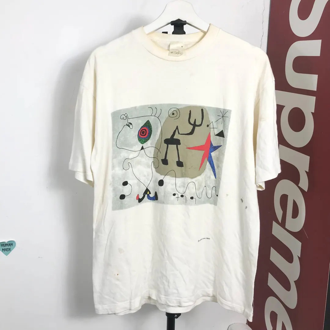 1980’s Joan Miro Detroit Institute of Arts Graphic Crewneck Oldtee /Left over tee /Photofolio/G... | Etsy (US)