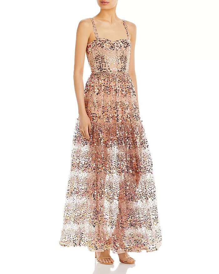 BRONX AND BANCO Midnight Gold Sequin Sweetheart Gown Women - Bloomingdale's | Bloomingdale's (US)