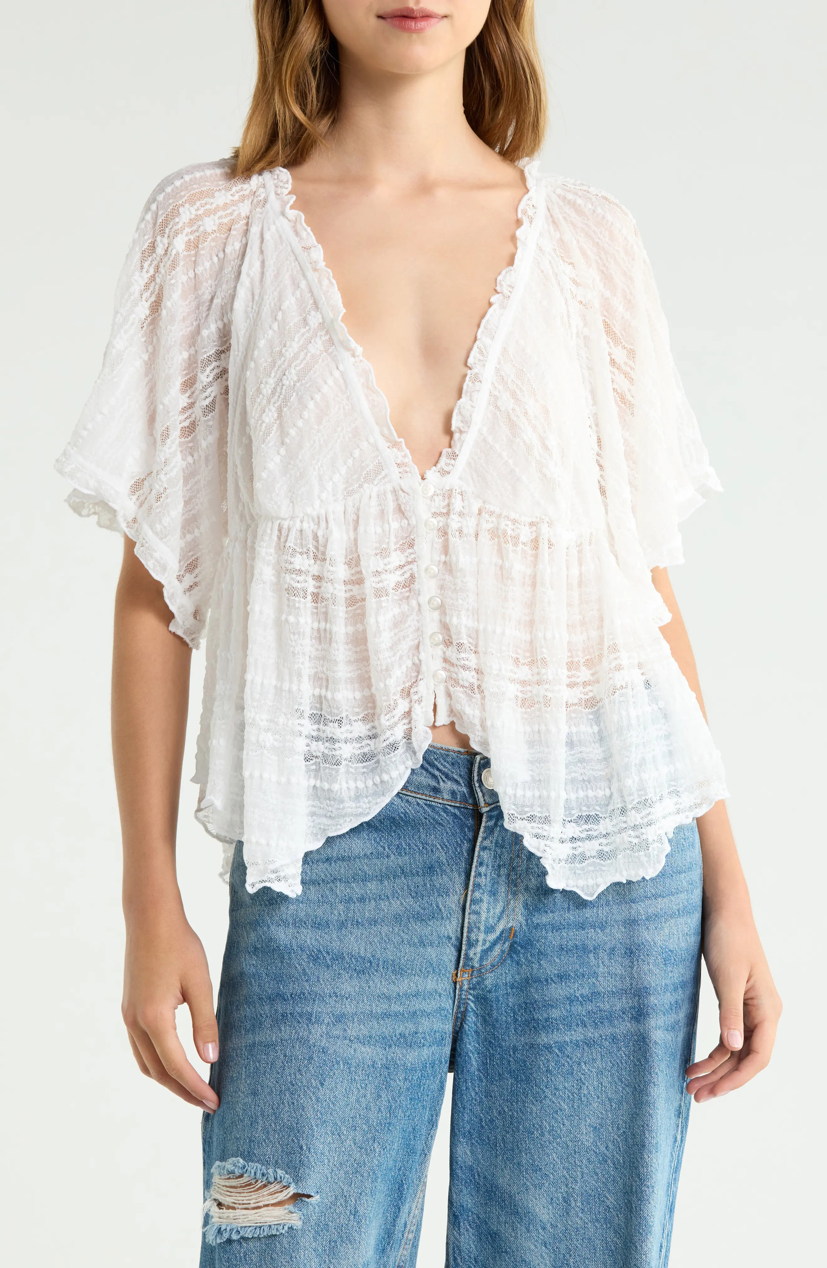 Free People In Your Dreams Lace Top (Women) | Nordstrom | Nordstrom