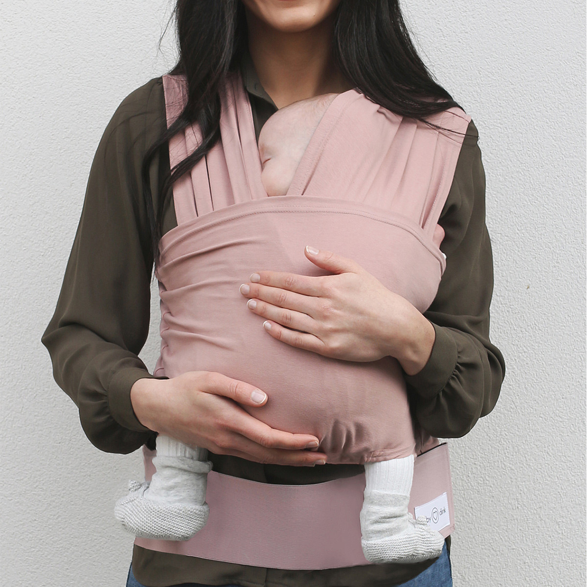BabyDink Classic Organic Carrier (Color: Rose, Size: l) | The Tot