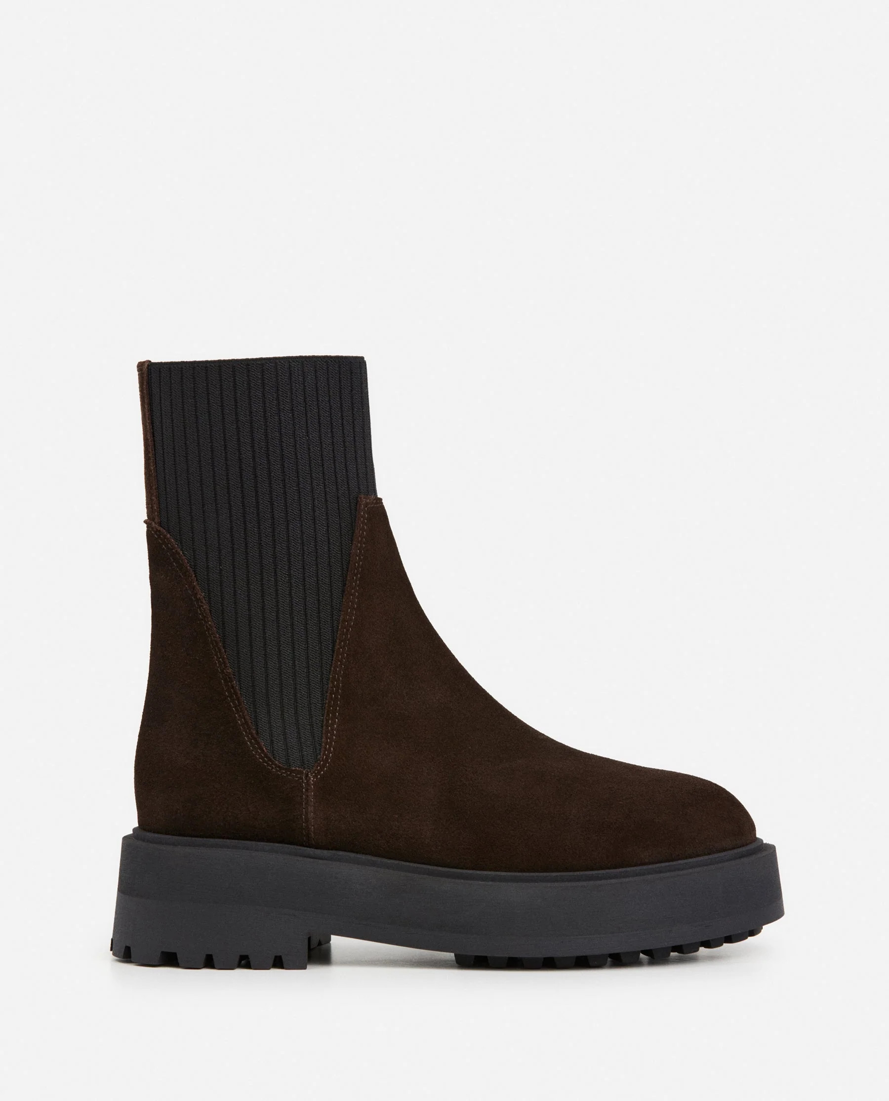 Aurora Suede Chocolate Boot | Flattered