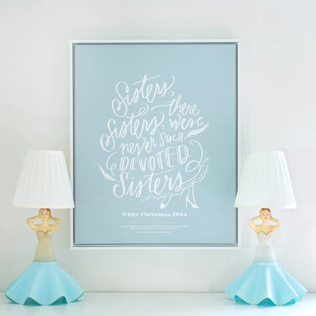 Sisters, Sisters (White Christmas) | Lindsay Letters, LLC