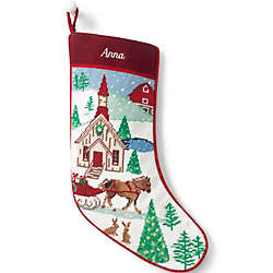 Needlepoint Personalized Christmas Stocking | Lands' End (US)