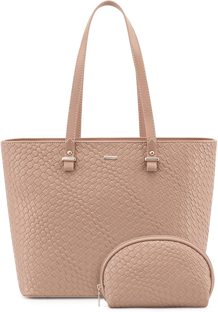 LOVEVOOK Handbags for Women Shoulder Bags Tote Satchel Hobo 3pcs Purse Set | Amazon (US)
