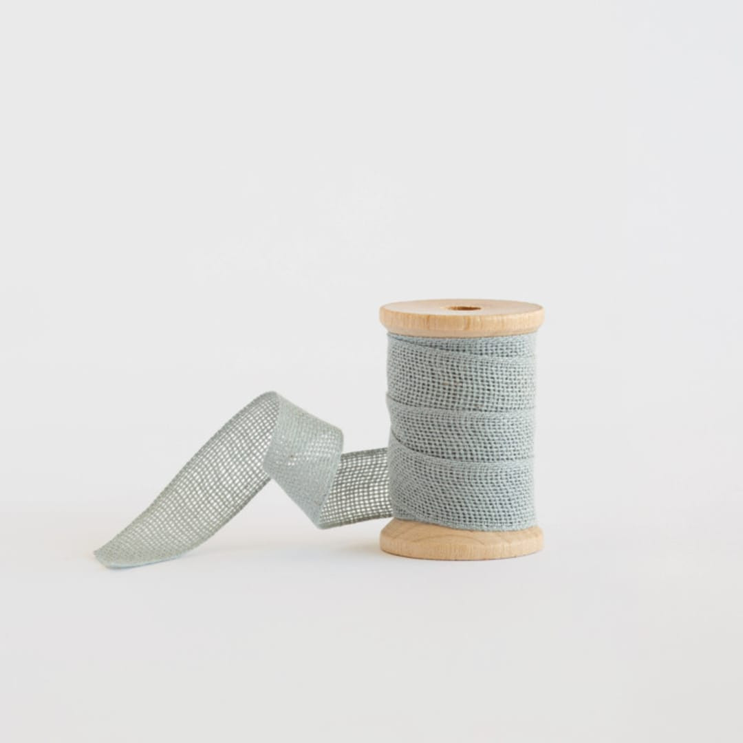 Dove Grey Loose Weave Cotton | Minted