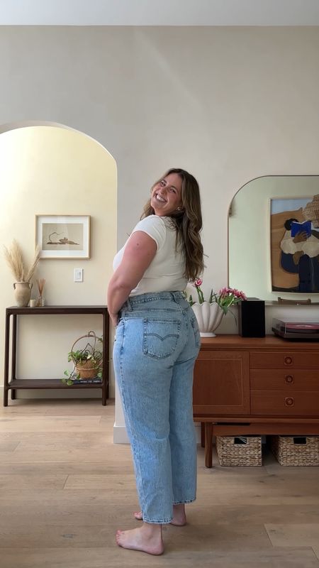 Model VS Me: Levi’s edition!

When the model actually looks like you and it makes it so much easier to shop online 👏🏼👏🏼 love to see it!

Im wearing everything from the plus line but Im linking both plus & straight sizing!

Dad jeans: (1st pair): size 16W — they are slightly big on me but they are 100% cotton so I sized up and I love the baggier fit!

Shorts: size 18, I sized up and didn’t need to… these have a lot of stretch so stick to your normal size! I ended up returning these bc I didn’t love the fit on me!

Light overalls: size 18 — perfect fit for me these have no stretch so I sized up!

Jeans: 14M — perfect fit!! They have stretch!

Dark overalls: size 16M — these are very stretchy so comfy!




#LTKmidsize #LTKsalealert #LTKplussize