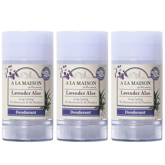 A La Maison Lavender Aloe Aluminum Free Deodorant for Women and Men - Natural Deodorant (3 Stick ... | Amazon (US)