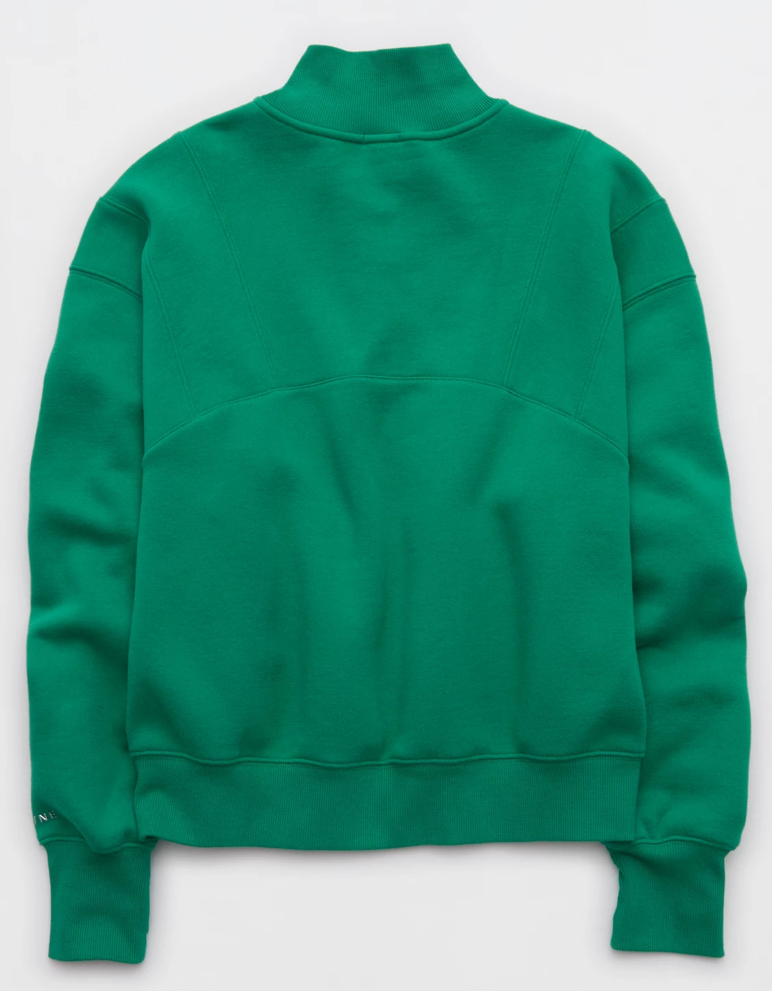 OFFLINE By Aerie Cloud Fleece Seamed Quarter Zip Sweatshirt | Aerie