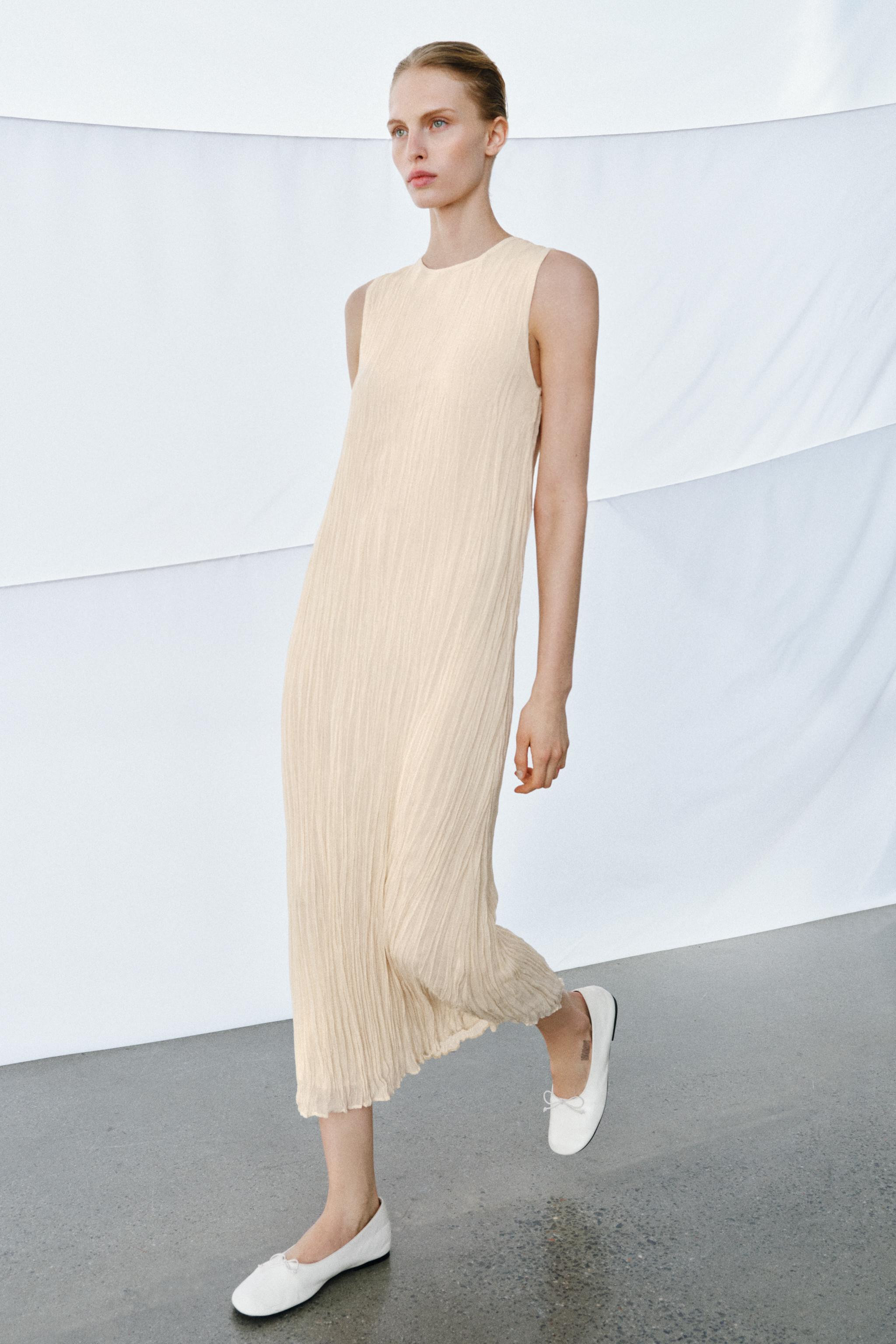 COMBINATION DRESS WITH DETACHABLE OVERLAY ZW COLLECTION | Zara Canada