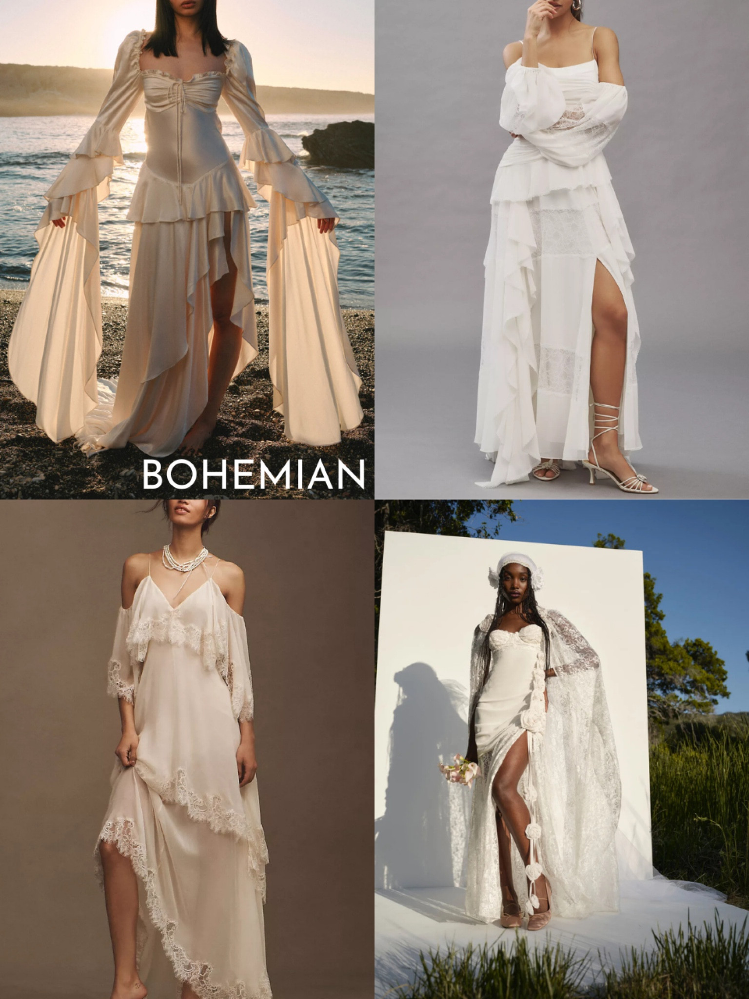 Dream wedding dress, unlocked ✨ From modern and minimalistic to boho and free spirited, we’ve rounded up wedding dresses by theme to help you find your perfect match.
