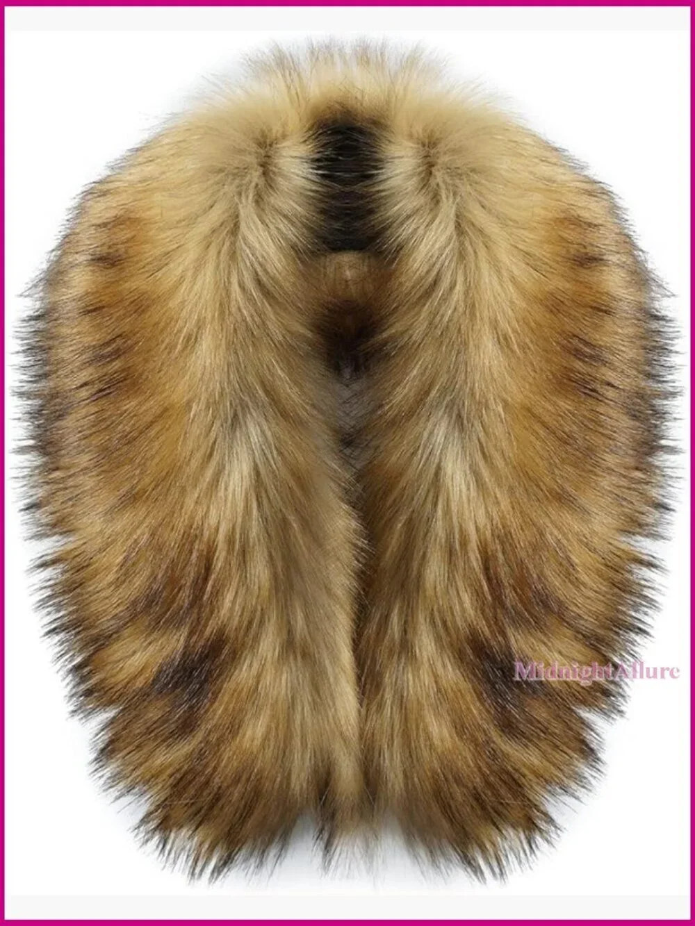 Faux Fur Collar Detachable Hood Trim Scarf Wrap for Winter Coats | Poshmark