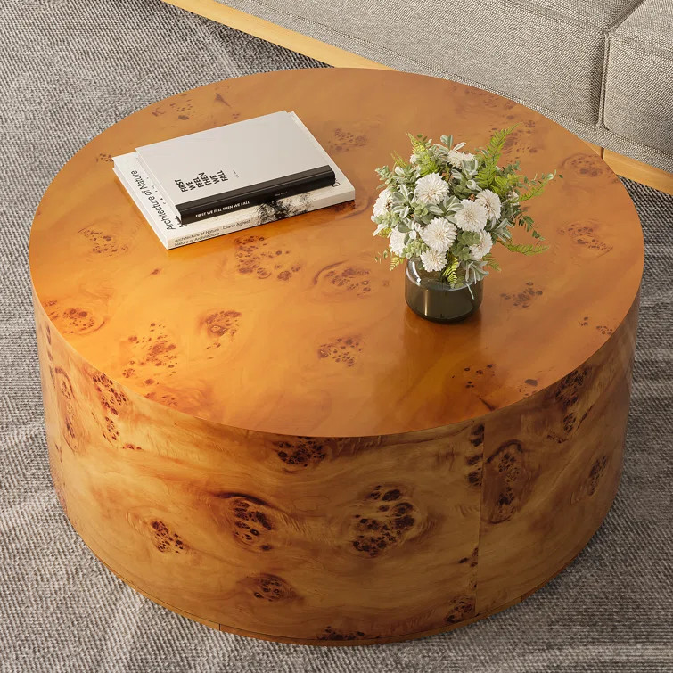 Minster Burl Wood Coffee Table | Wayfair North America
