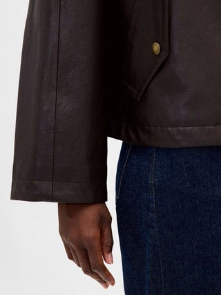 Vegan Leather Swing Jacket | Gap (CA)