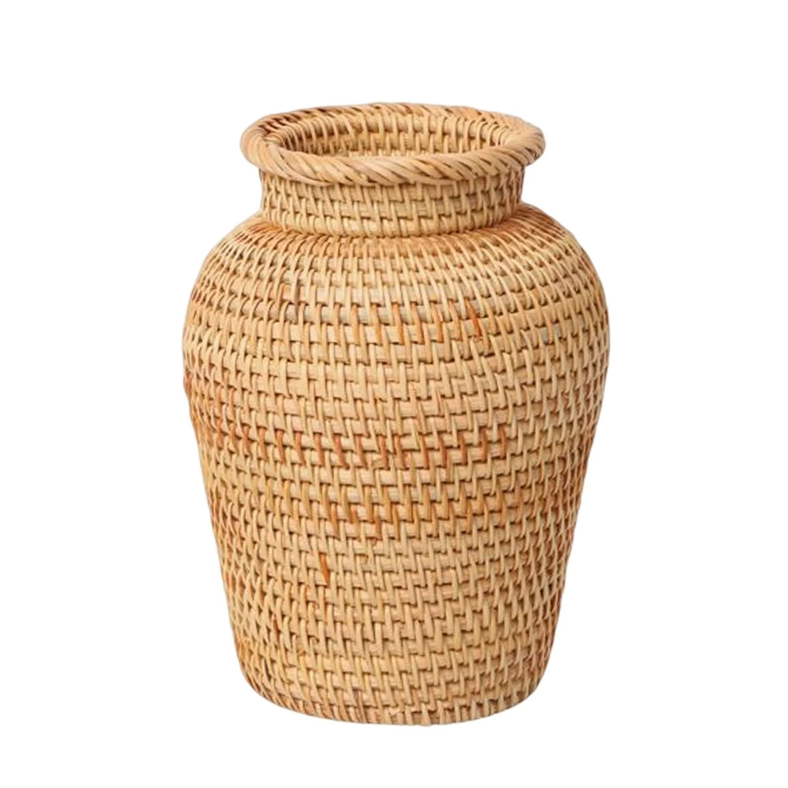 Rattan Vase Wicker Vases Handmade Woven Decoration Flowerpot transplant Storage Faddish Arts Flow... | Walmart (US)